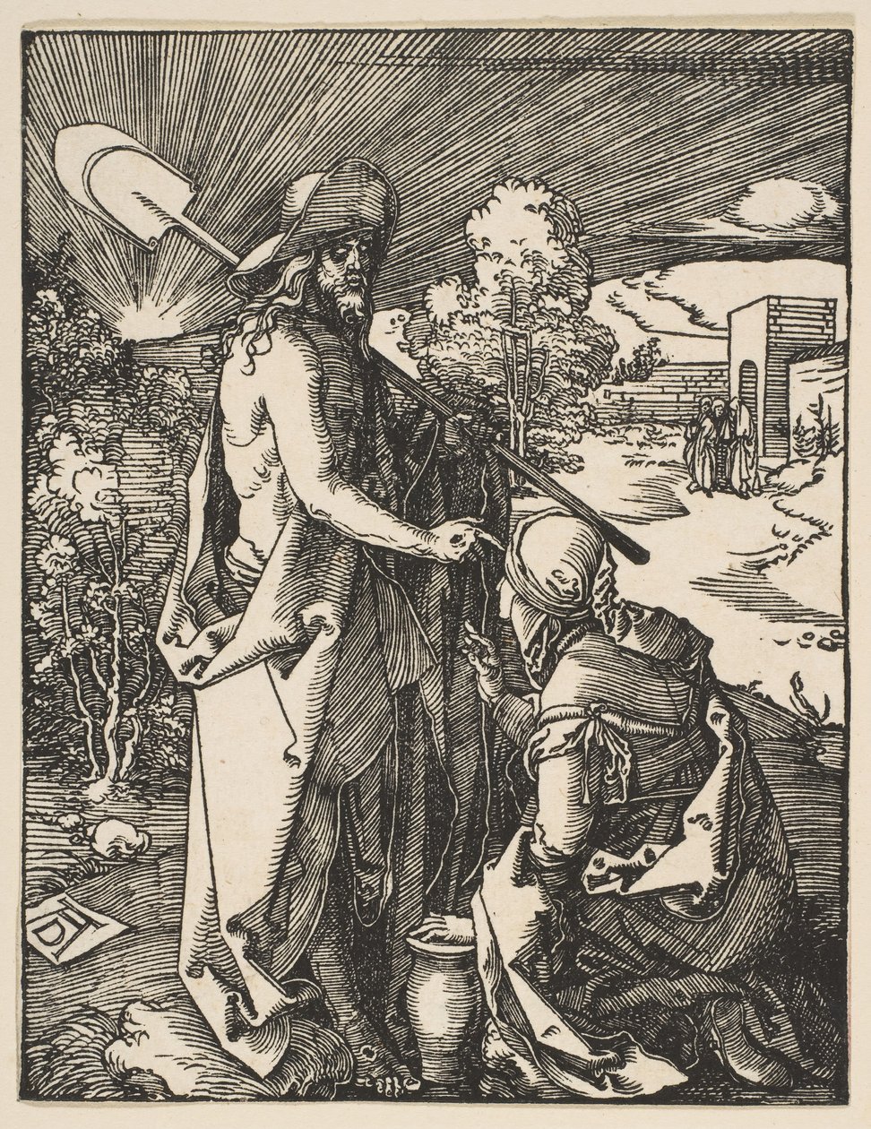 Le Christ apparaissant à Marie-Madeleine (La Petite Passion) - Albrecht Dürer