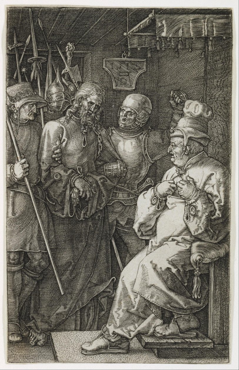 Le Christ devant Caïphe - Albrecht Dürer