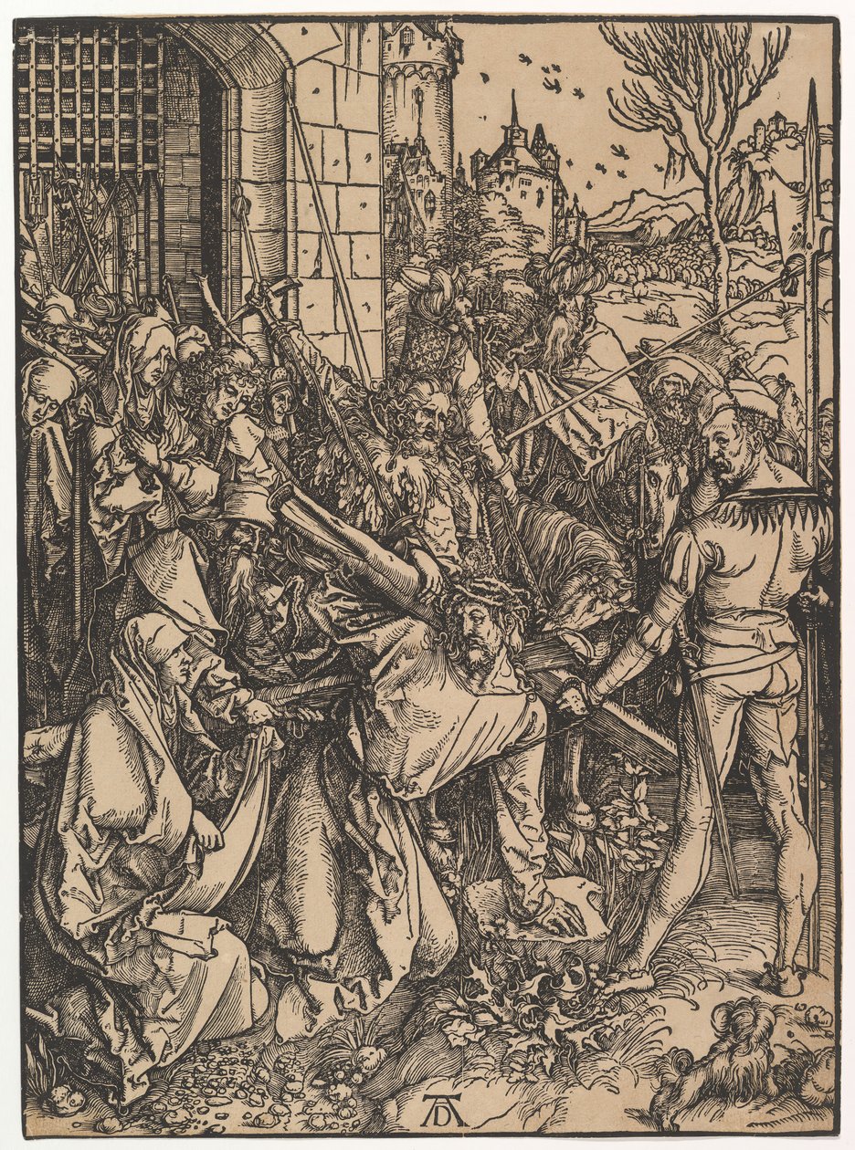Christ portant la croix, de La Grande Passion, vers 1498 - Albrecht Dürer