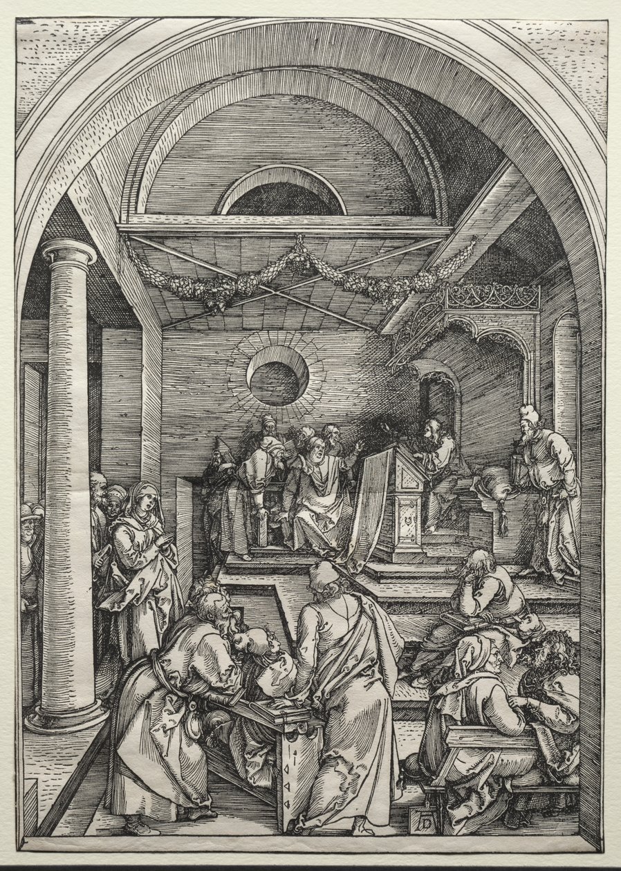 Le Christ disputant avec les docteurs - Albrecht Dürer