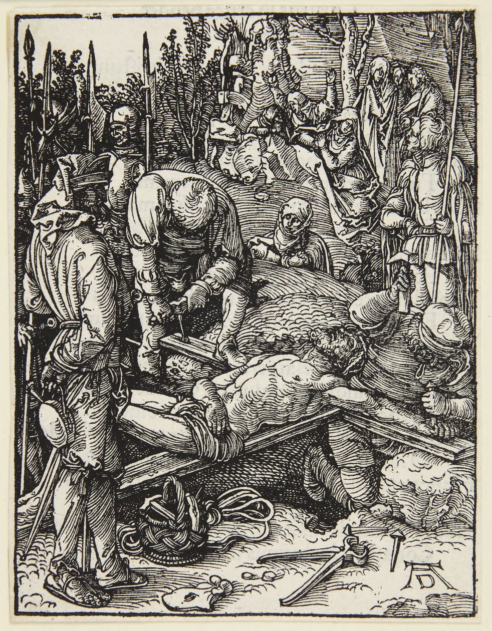 Le Christ cloué à la croix - Albrecht Dürer