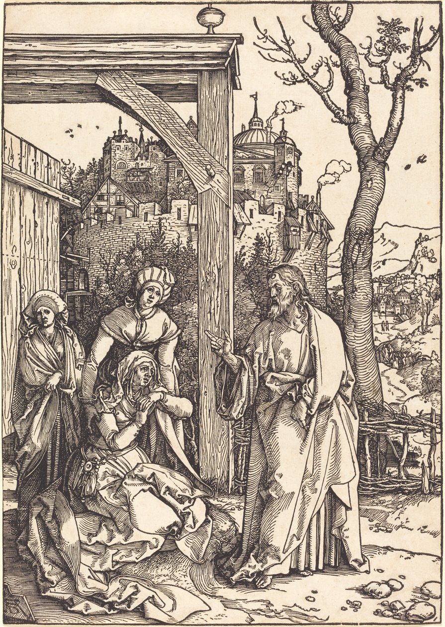 Christ prenant congé de sa mère - Albrecht Dürer