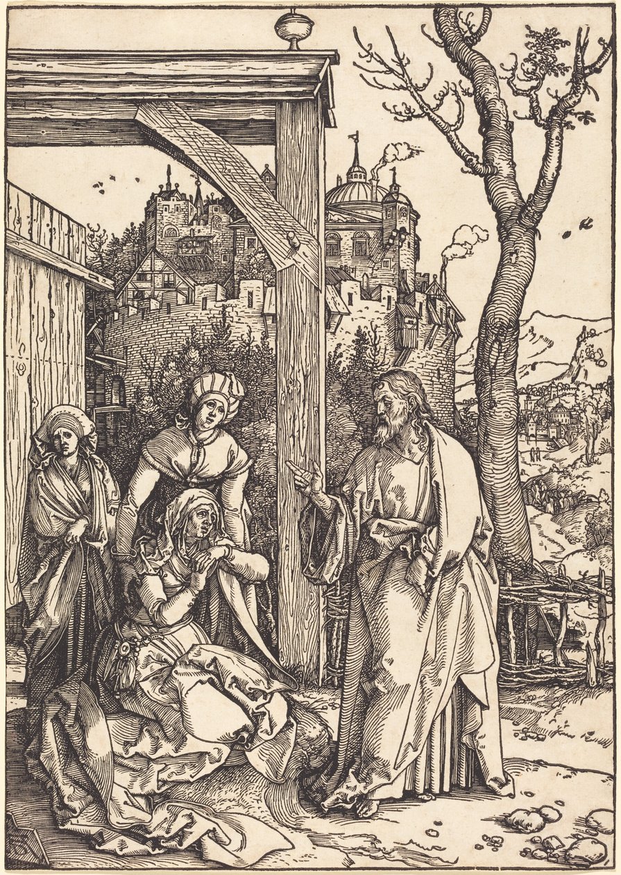 Le Christ faisant ses adieux à sa mère - Albrecht Dürer