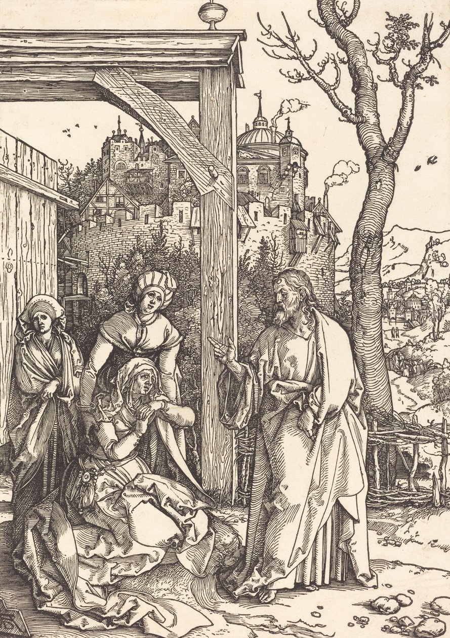 Le Christ prenant congé de sa mère, vers 1504-1505 - Albrecht Dürer