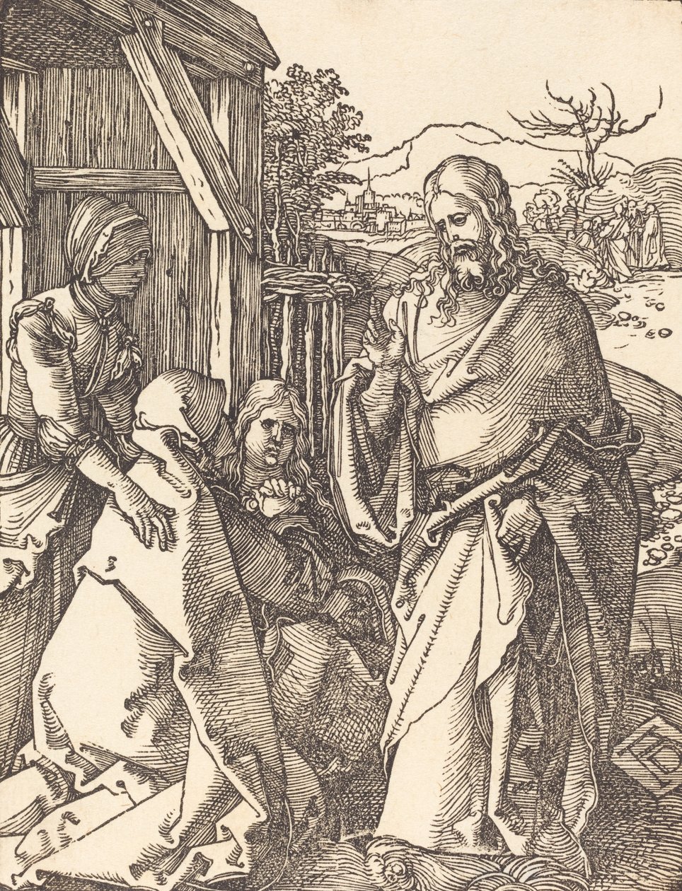 Le Christ prenant congé de sa mère, probablement vers 1509-1510 - Albrecht Dürer