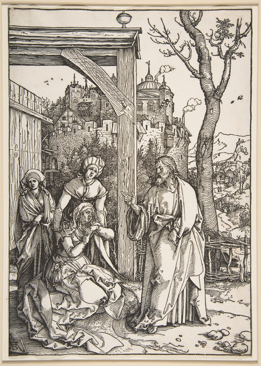 Le Christ faisant ses adieux à sa mère, tiré de « La Vie de la Vierge » - Albrecht Dürer