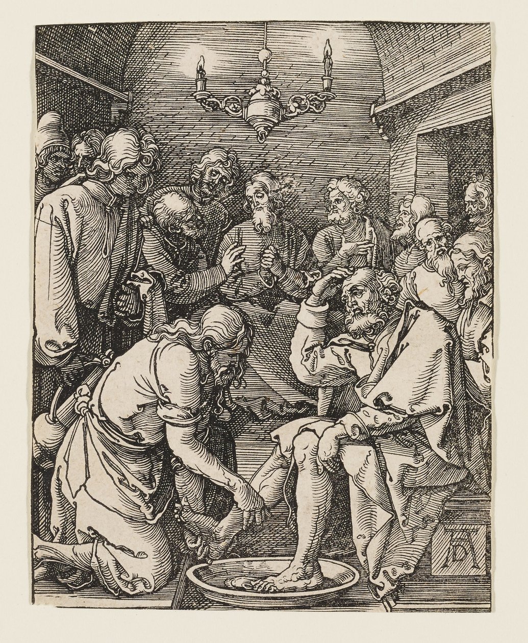 Le Christ lavant les pieds de ses disciples - Albrecht Dürer