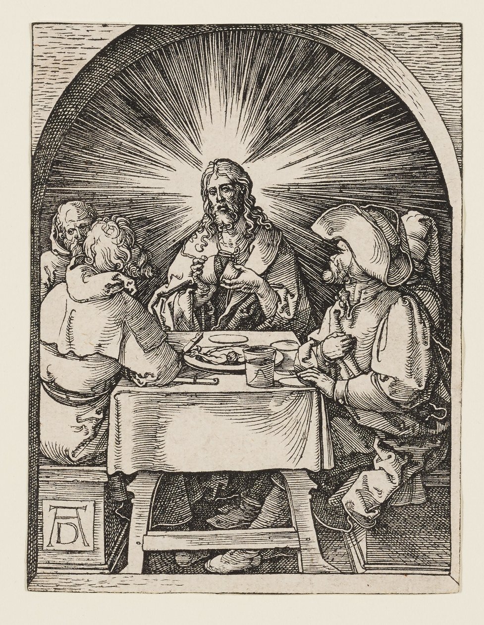 Le Christ à Emmaüs - Albrecht Dürer