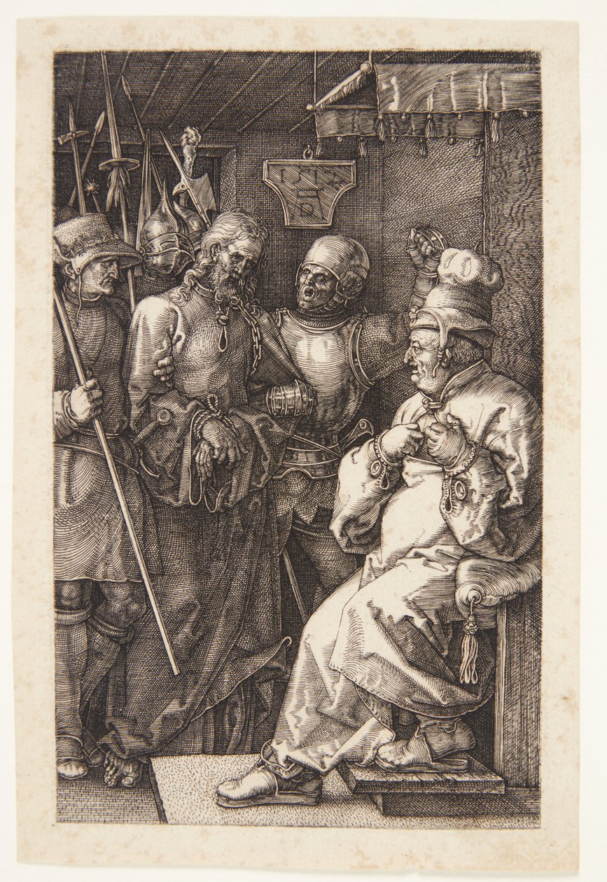 Le Christ devant Caïphe - Albrecht Dürer