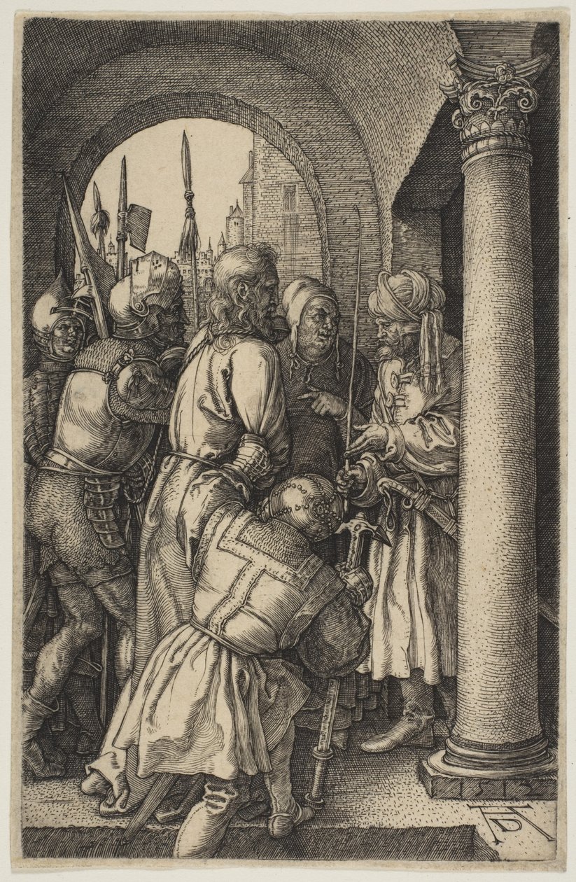 Le Christ devant Pilate, tiré du film « La Passion » - Albrecht Dürer