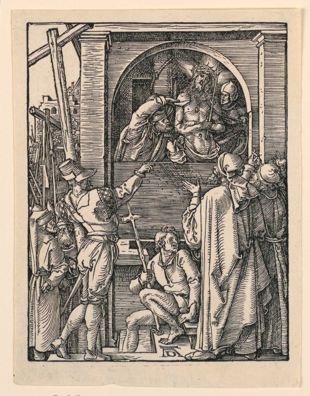 Le Christ devant le peuple (Ecce Homo), de la série La Petite Passion - Albrecht Dürer