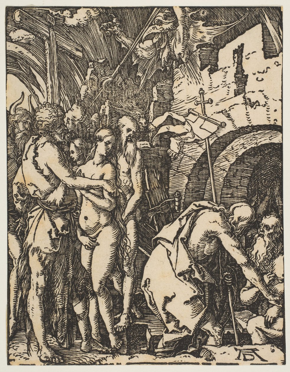 Le Christ aux limbes, de La Petite Passion, vers 1509 - Albrecht Dürer