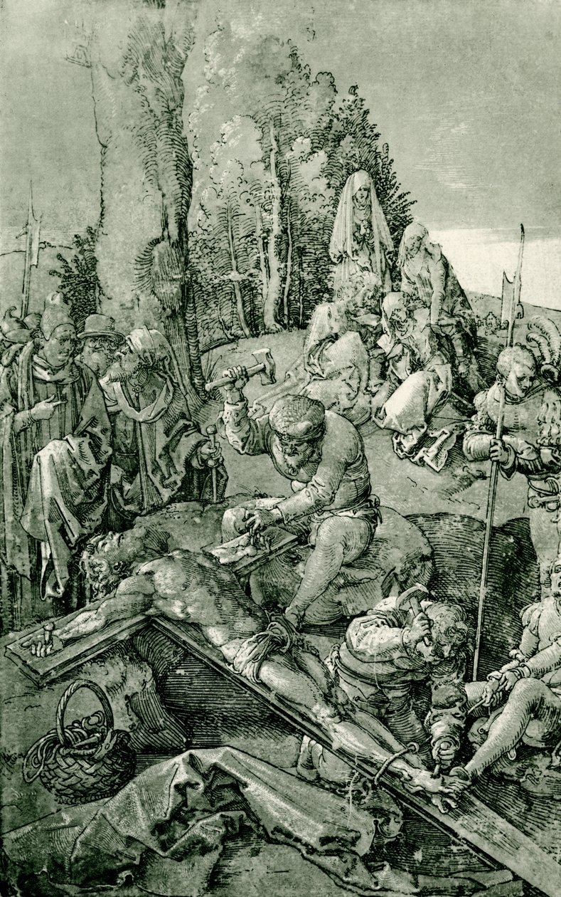 Christ cloué sur la croix - Albrecht Dürer