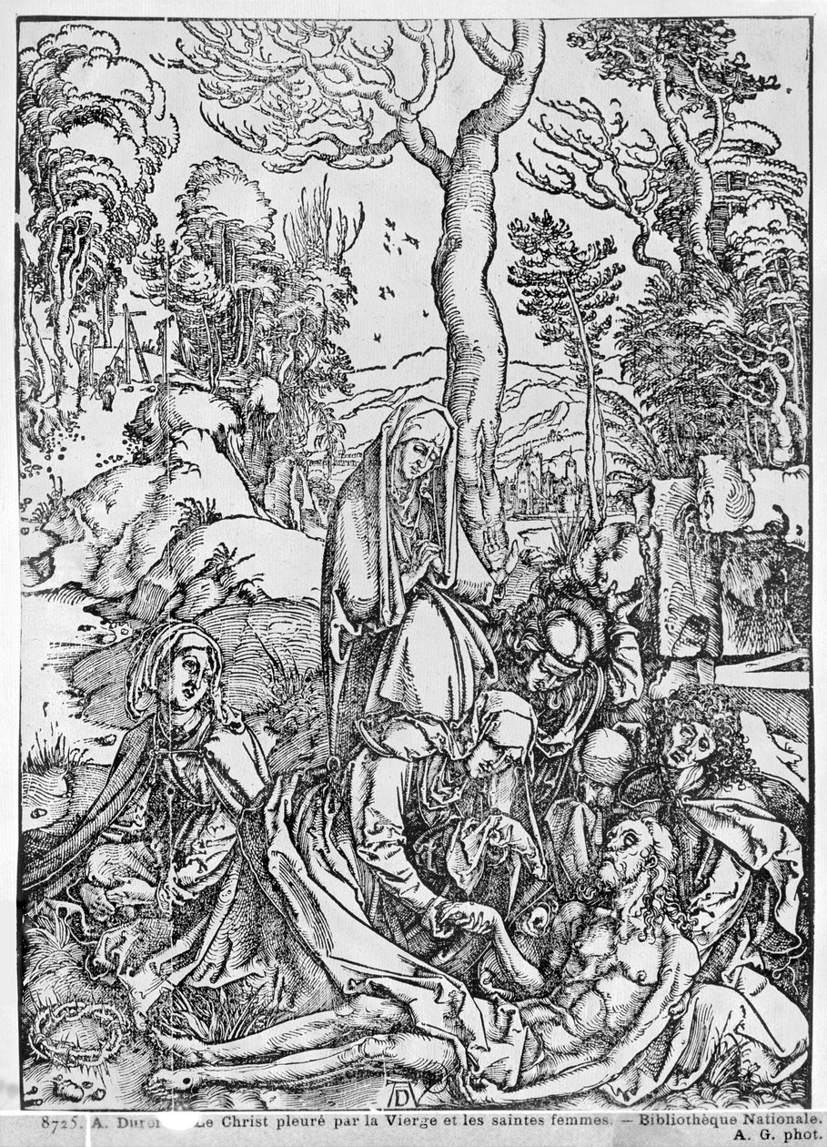 Le Christ pleuré par la Vierge et les saintes femmes, extrait de la série 