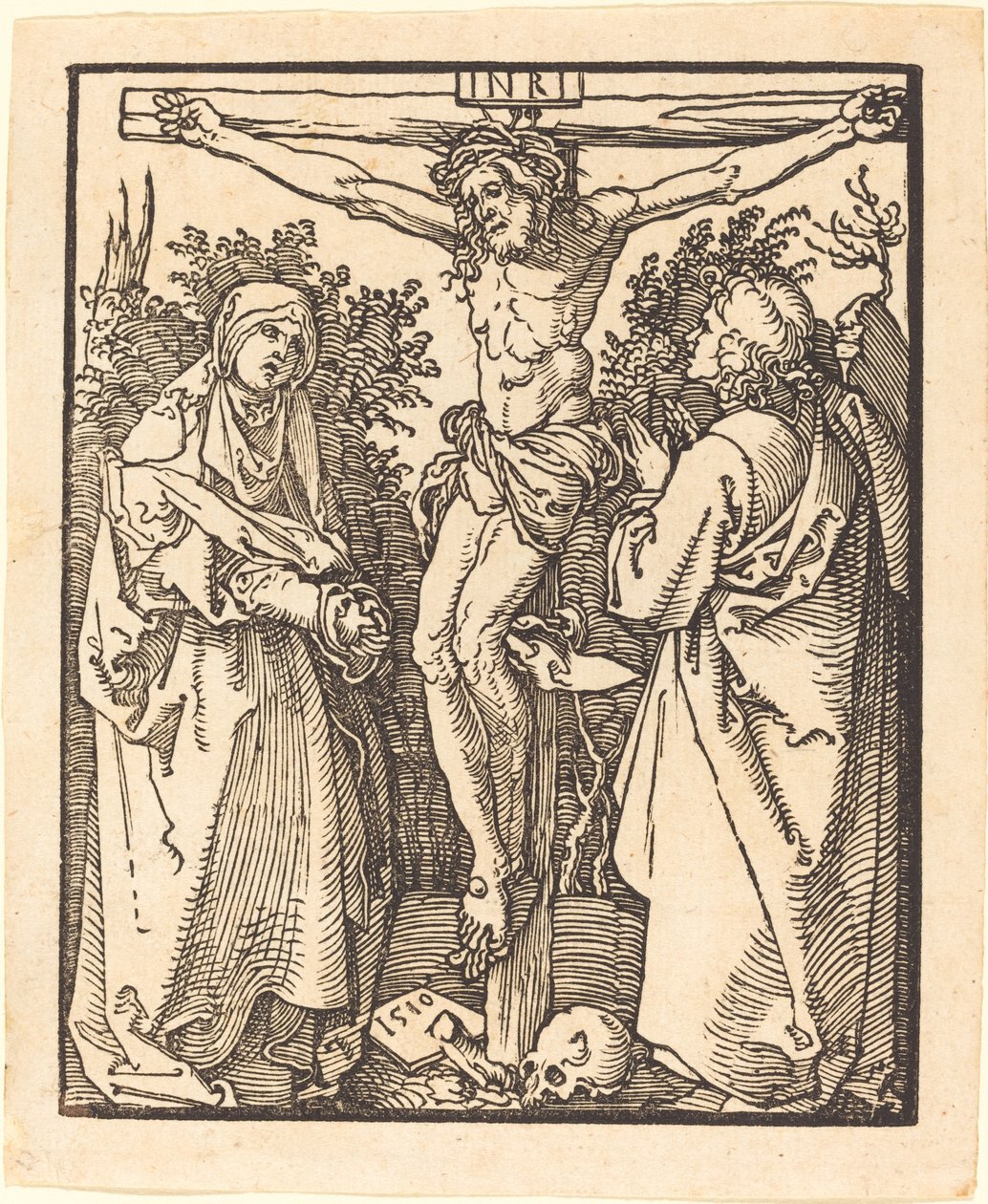 Christ en croix avec Marie et Saint Jean, 1510 - Albrecht Dürer