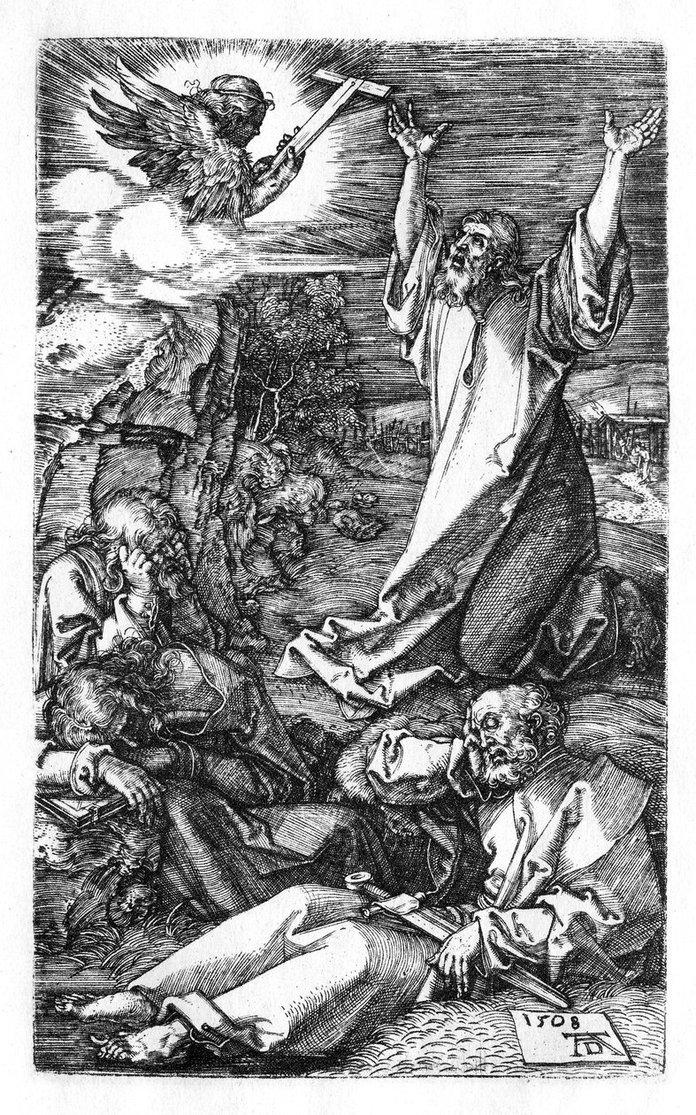 Le Christ sur le mont des Oliviers - Albrecht Dürer