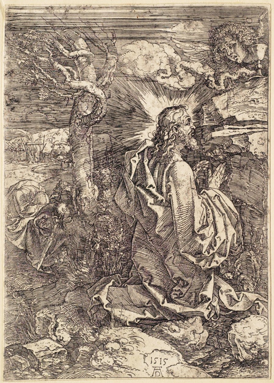 Le Christ au mont des Oliviers - Albrecht Dürer