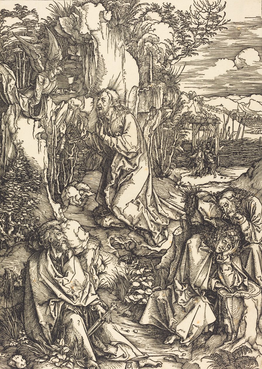 Christ sur le mont des Oliviers - Albrecht Dürer