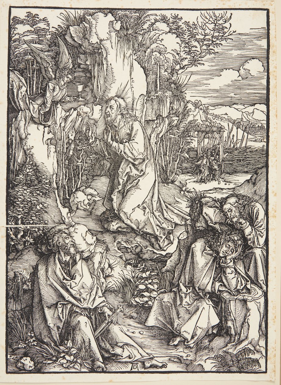 Le Christ au mont des Oliviers - Albrecht Dürer