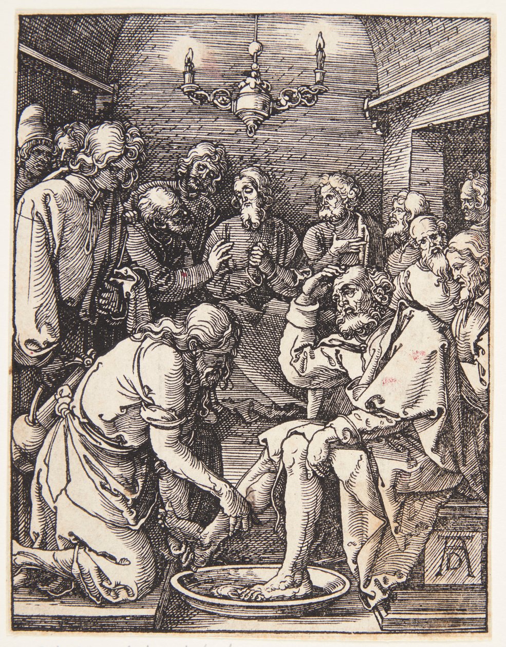 Le Christ lavant les pieds de saint Pierre - Albrecht Dürer