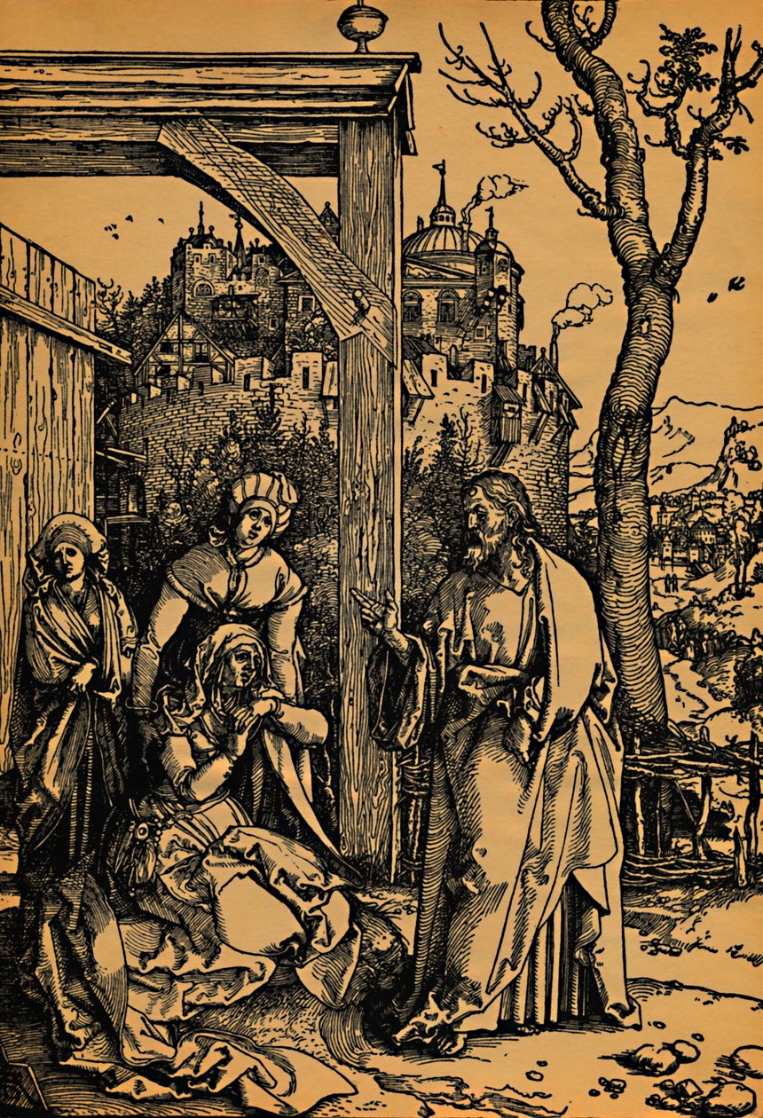 Christi Abschied von seiner Mutter - Albrecht Dürer