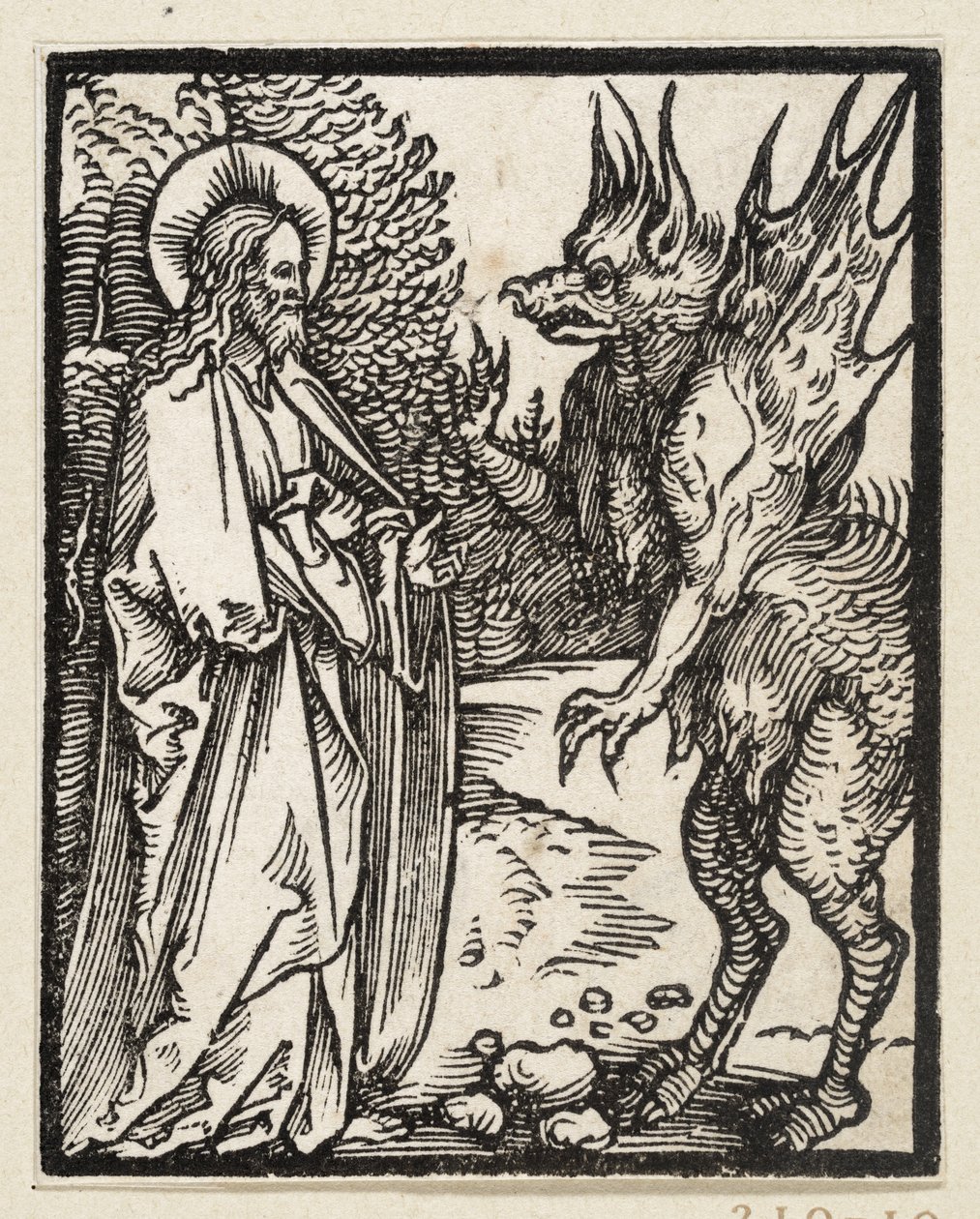 La Tentation du Christ (43 thèmes religieux) - Albrecht Dürer