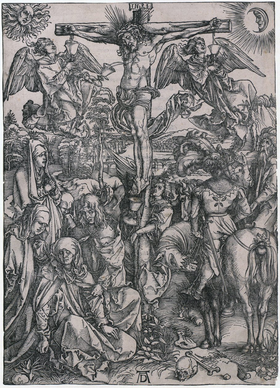 Le Christ en croix, feuille n° 8 de la série « La Grande Passion » - Albrecht Dürer