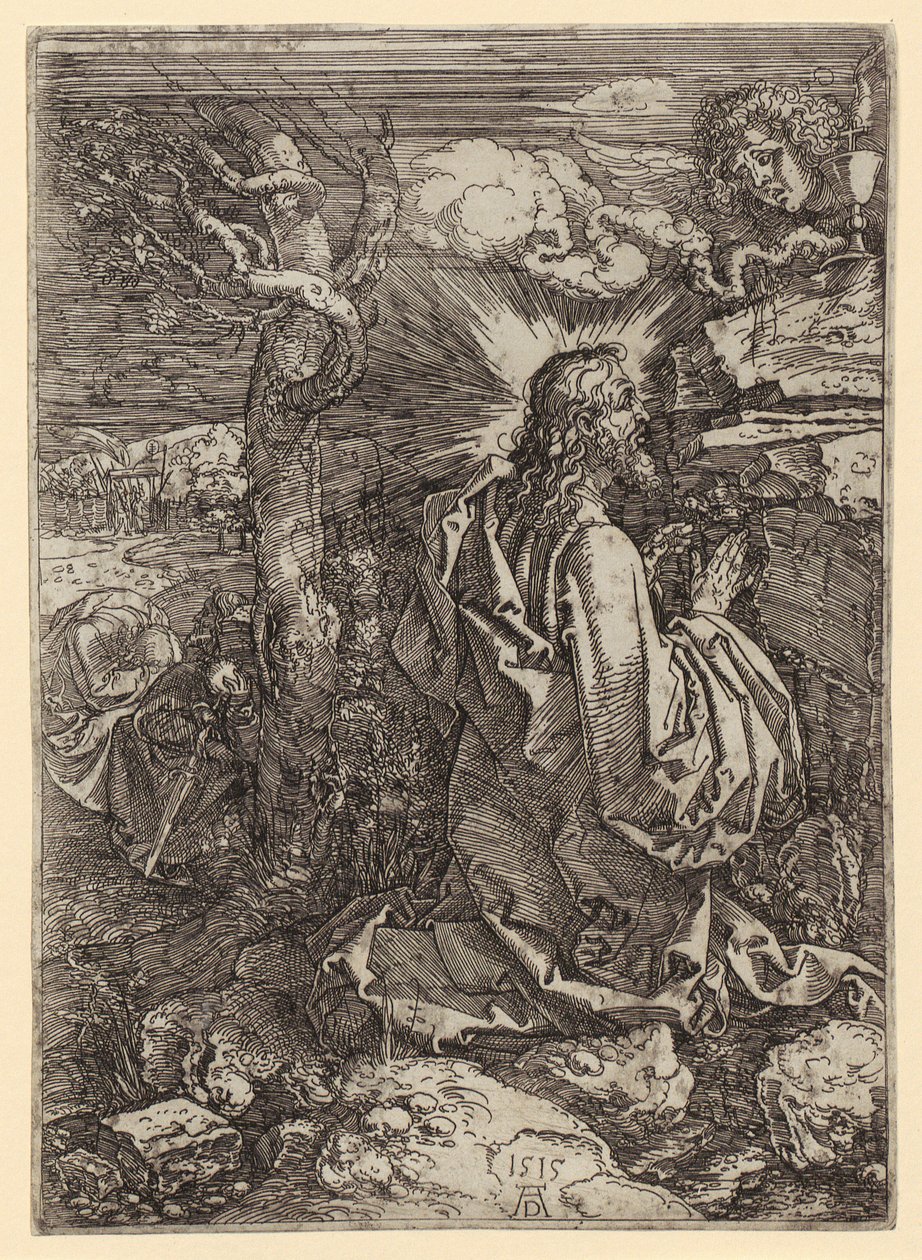 Le Christ au Mont des Oliviers - Albrecht Dürer