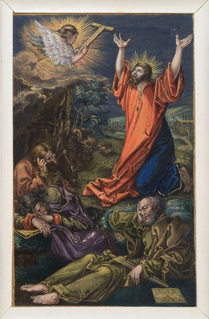 Le Christ au mont des Oliviers - Albrecht Dürer