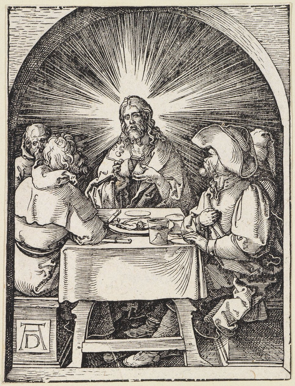 Le Christ à Emmaüs - Albrecht Dürer