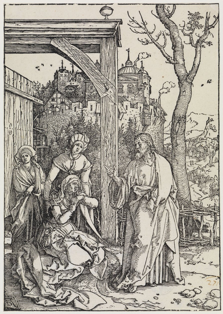 Le Christ fait ses adieux à sa mère - Albrecht Dürer