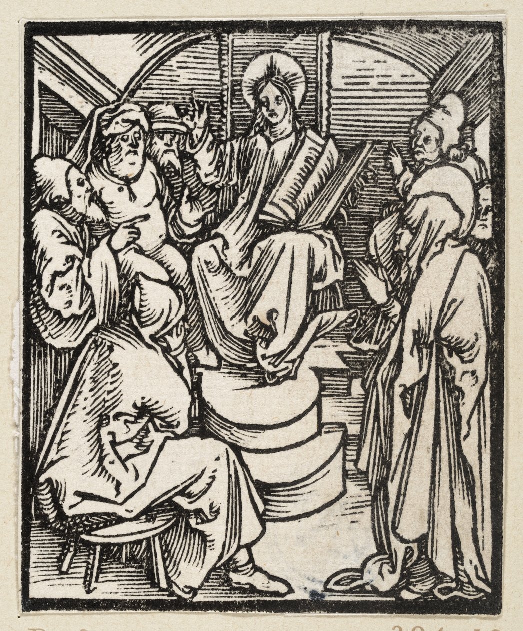 Le Christ parmi les docteurs (43 thèmes religieux) - Albrecht Dürer