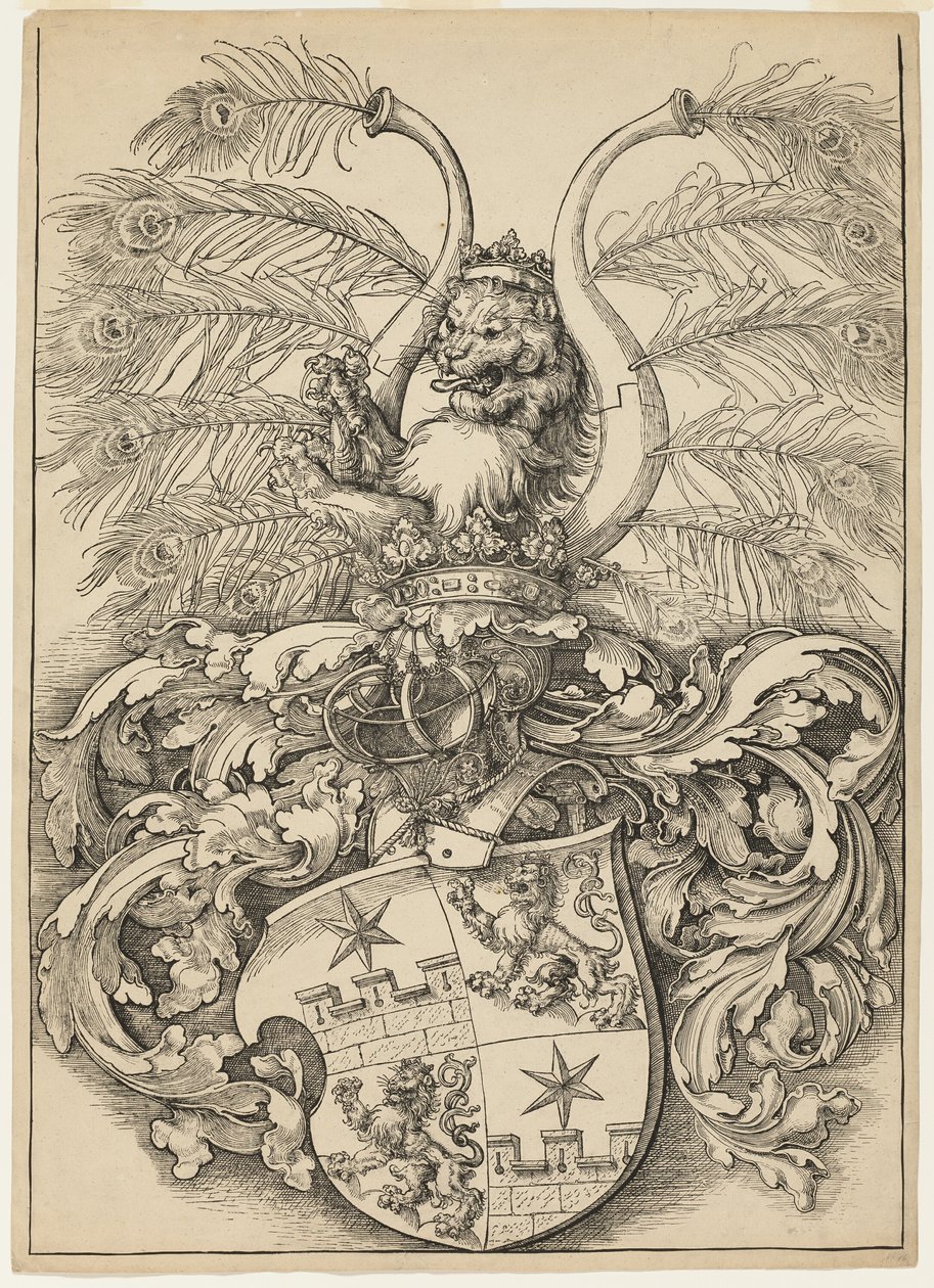 Blason de Wilhelm et Wolfgang Rogendorf - Albrecht Dürer