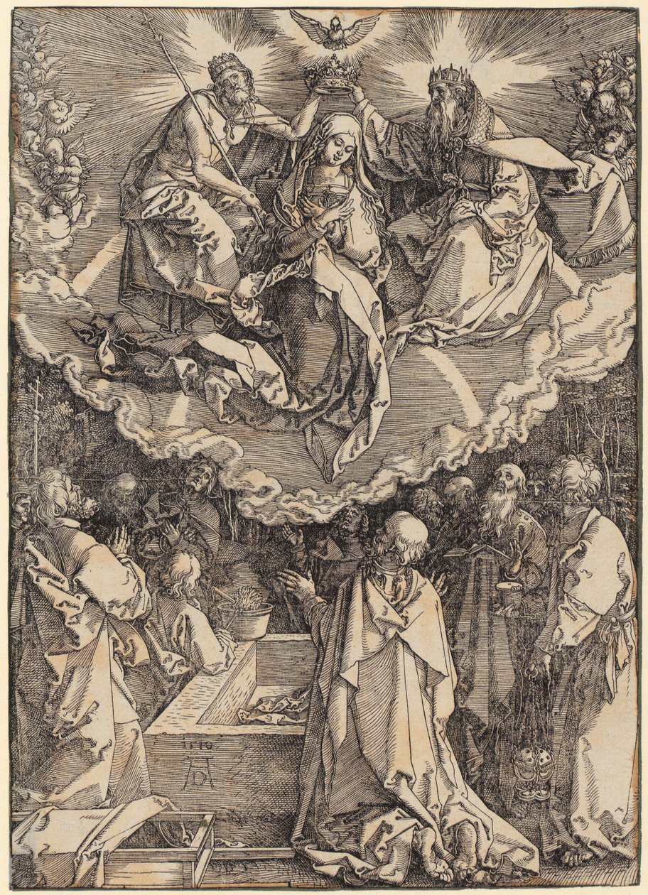 Représentation dans le temple, feuille 13 de la série « La vie de Marie » - Albrecht Dürer