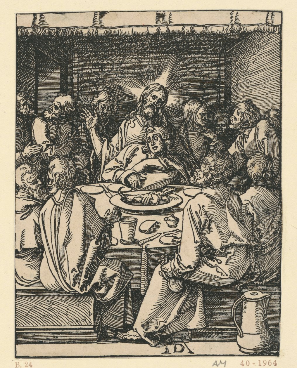 La Cène (Petite Passion) - Albrecht Dürer