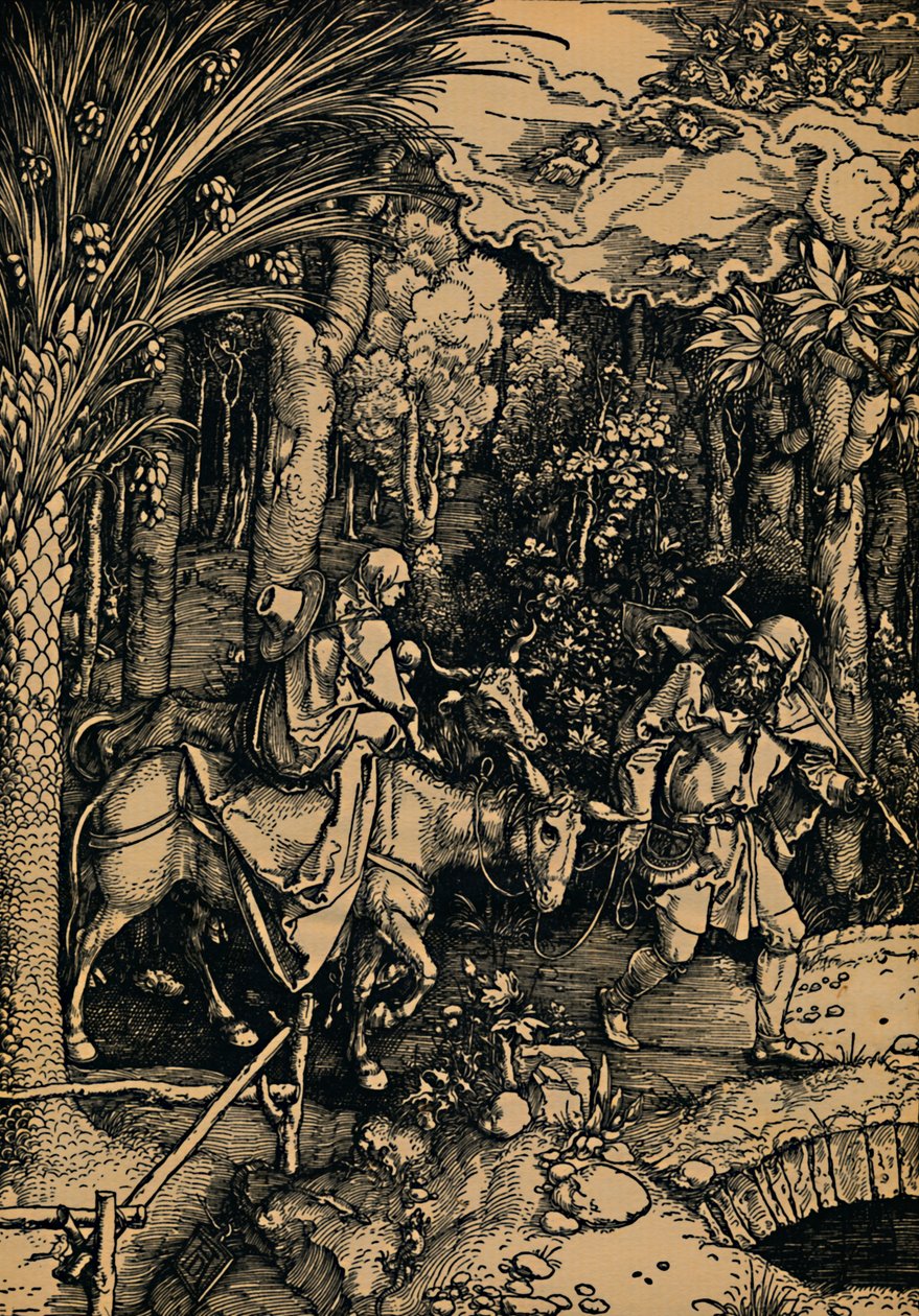 La Fuite en Égypte, 1503-1504 - Albrecht Dürer