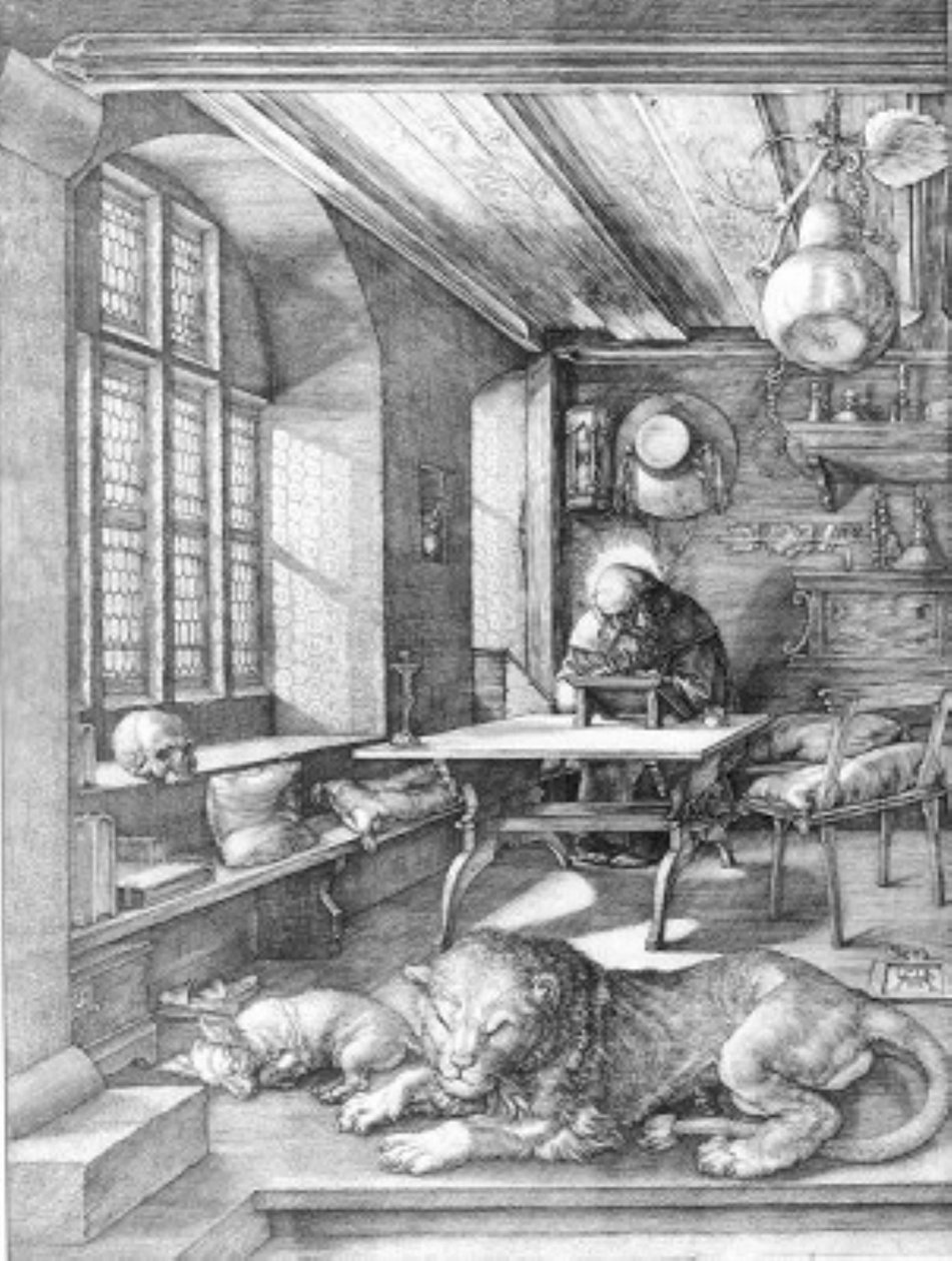 Saint Jérôme dans sa cellule - Albrecht Dürer