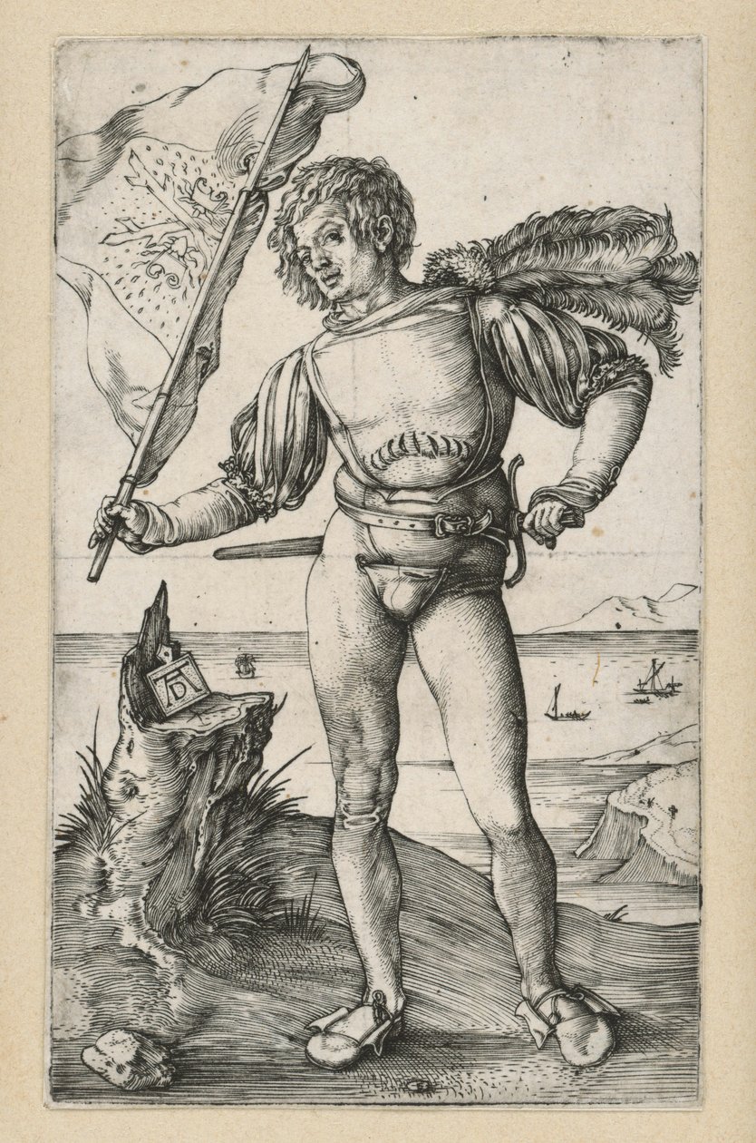 Le porte-drapeau - Albrecht Dürer