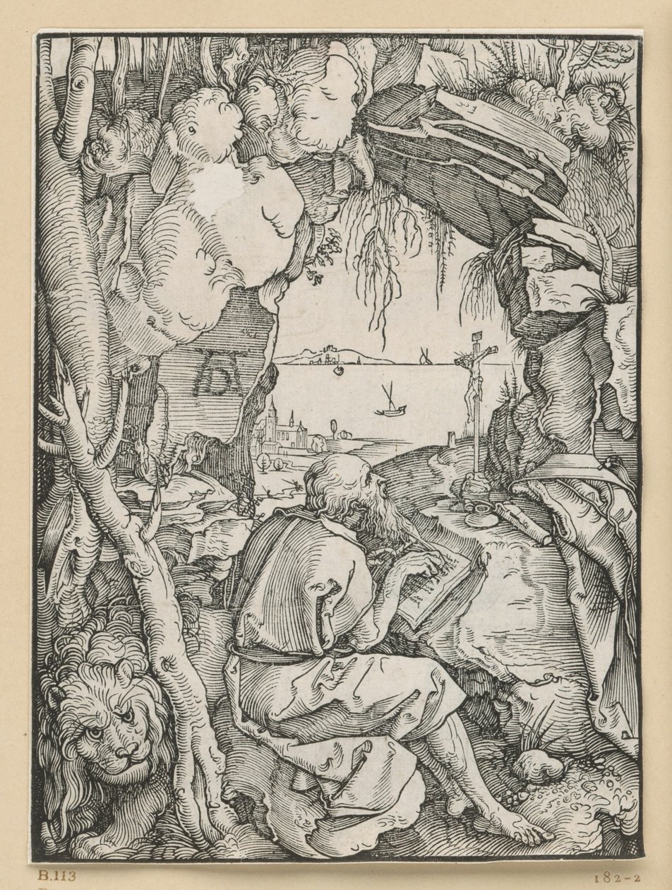 Saint Jérôme dans la grotte rocheuse - Albrecht Dürer