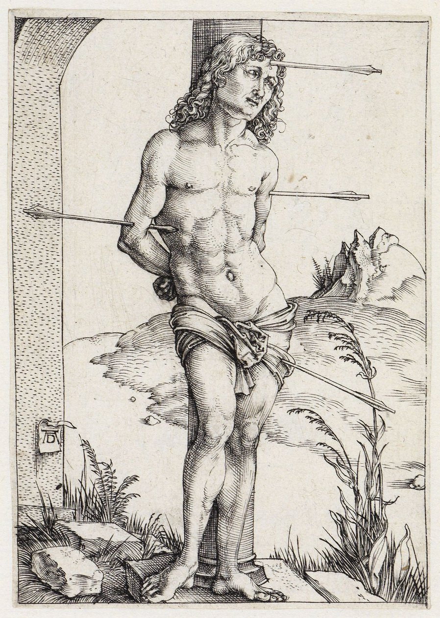 Saint Sébastien attaché à la colonne - Albrecht Dürer