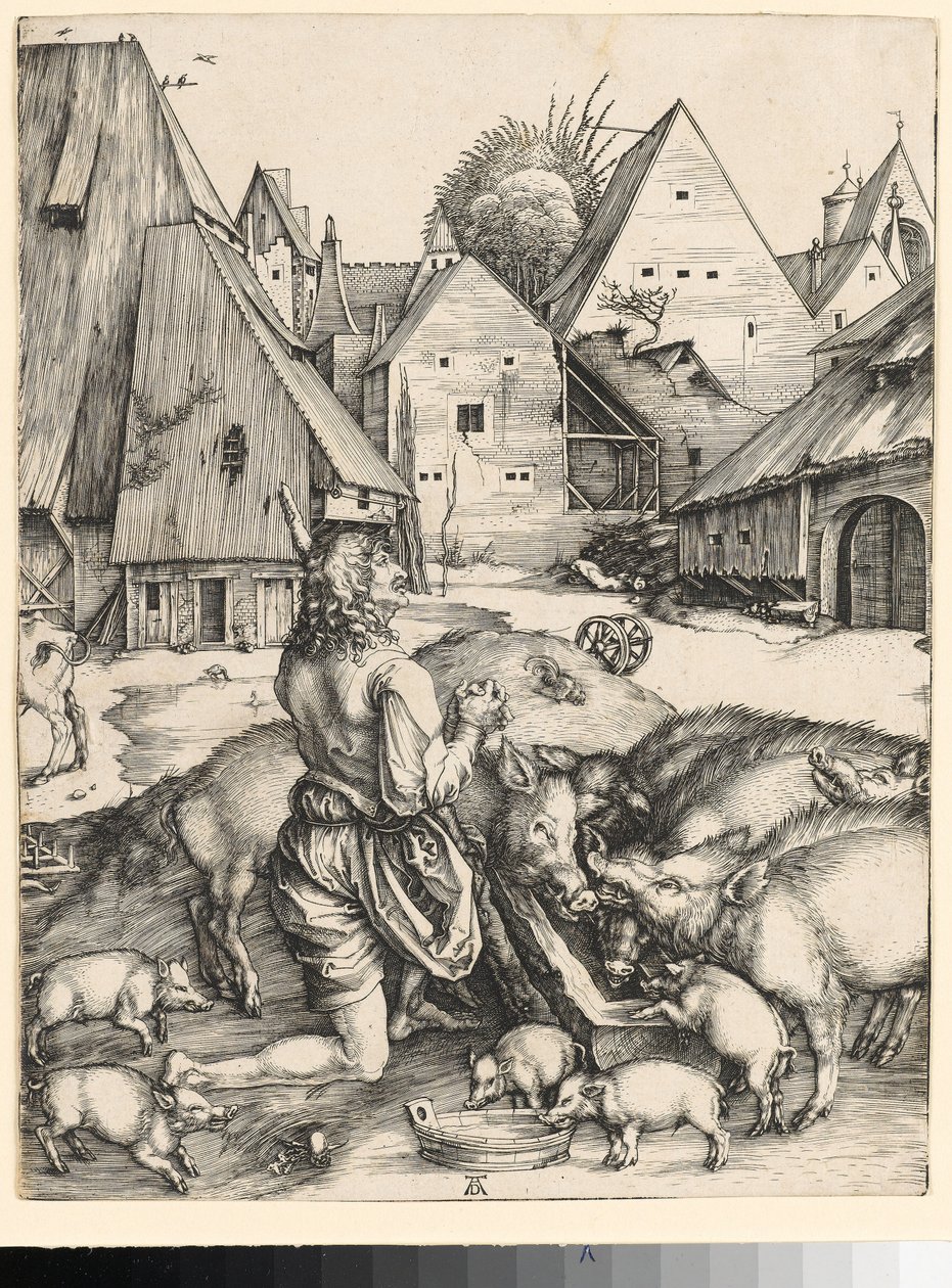 Le fils prodigue - Albrecht Dürer