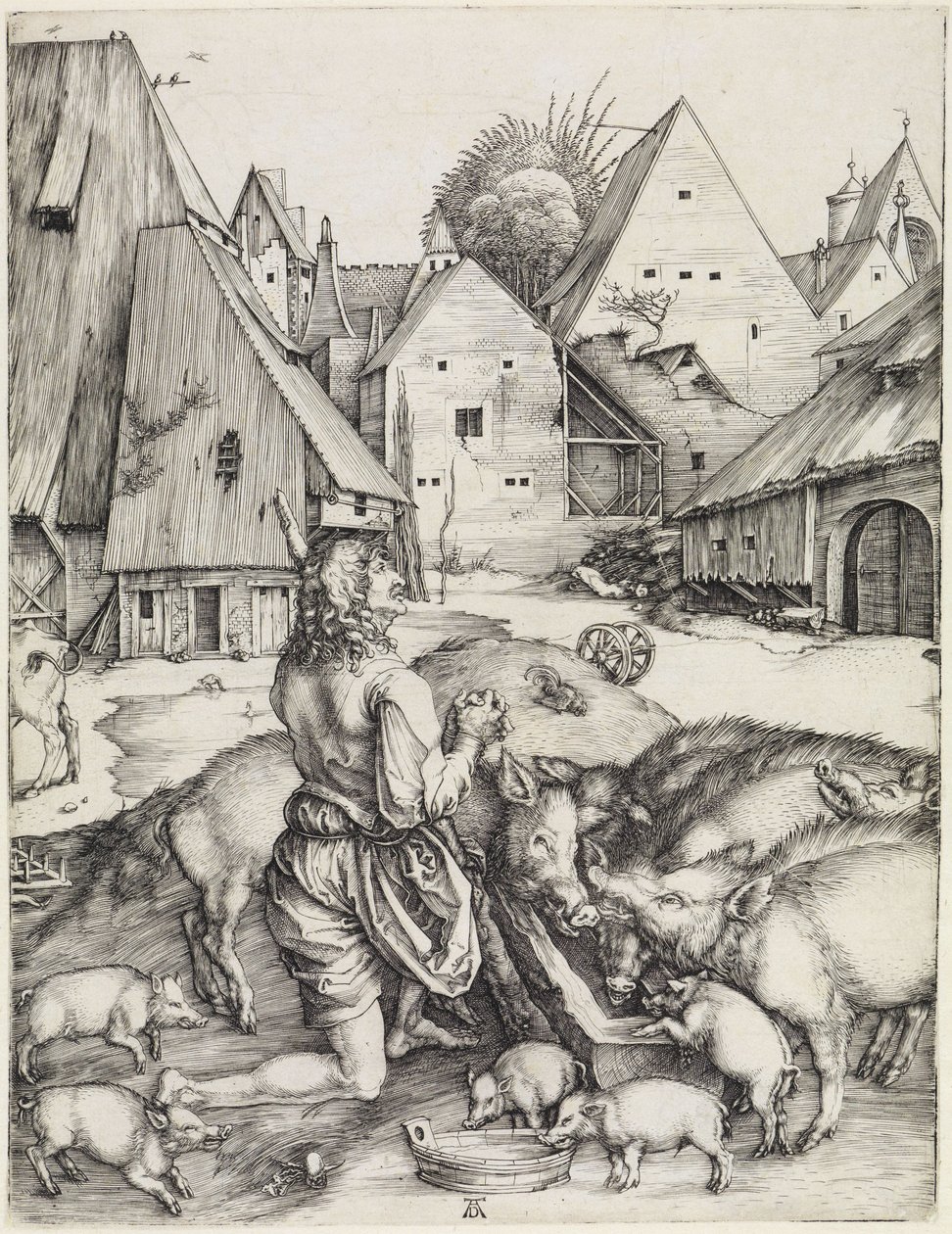 Le fils prodigue - Albrecht Dürer