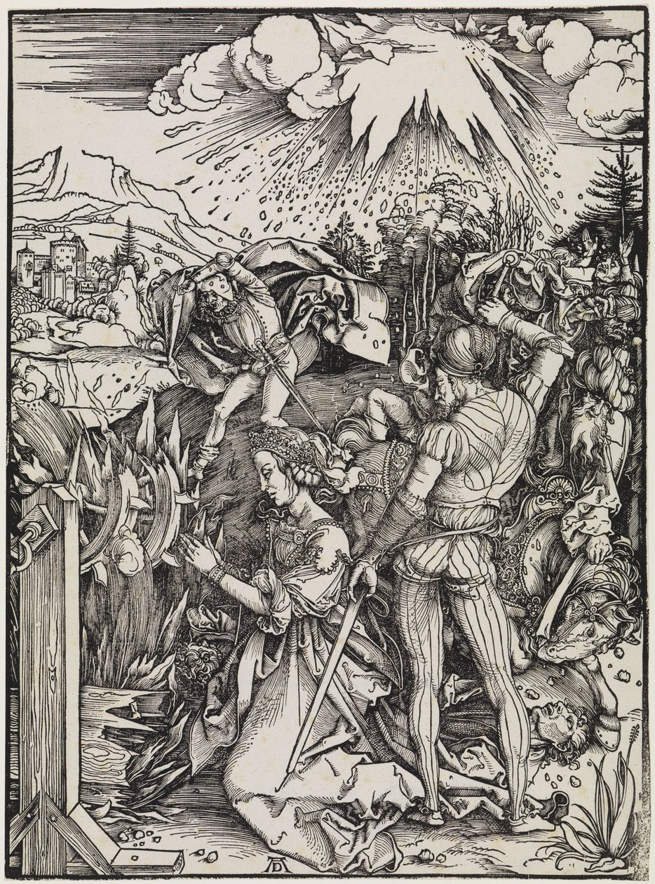 La décapitation de sainte Catherine - Albrecht Dürer
