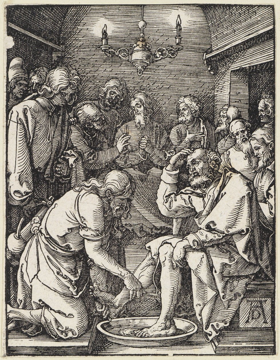 Le lavage des pieds - Albrecht Dürer