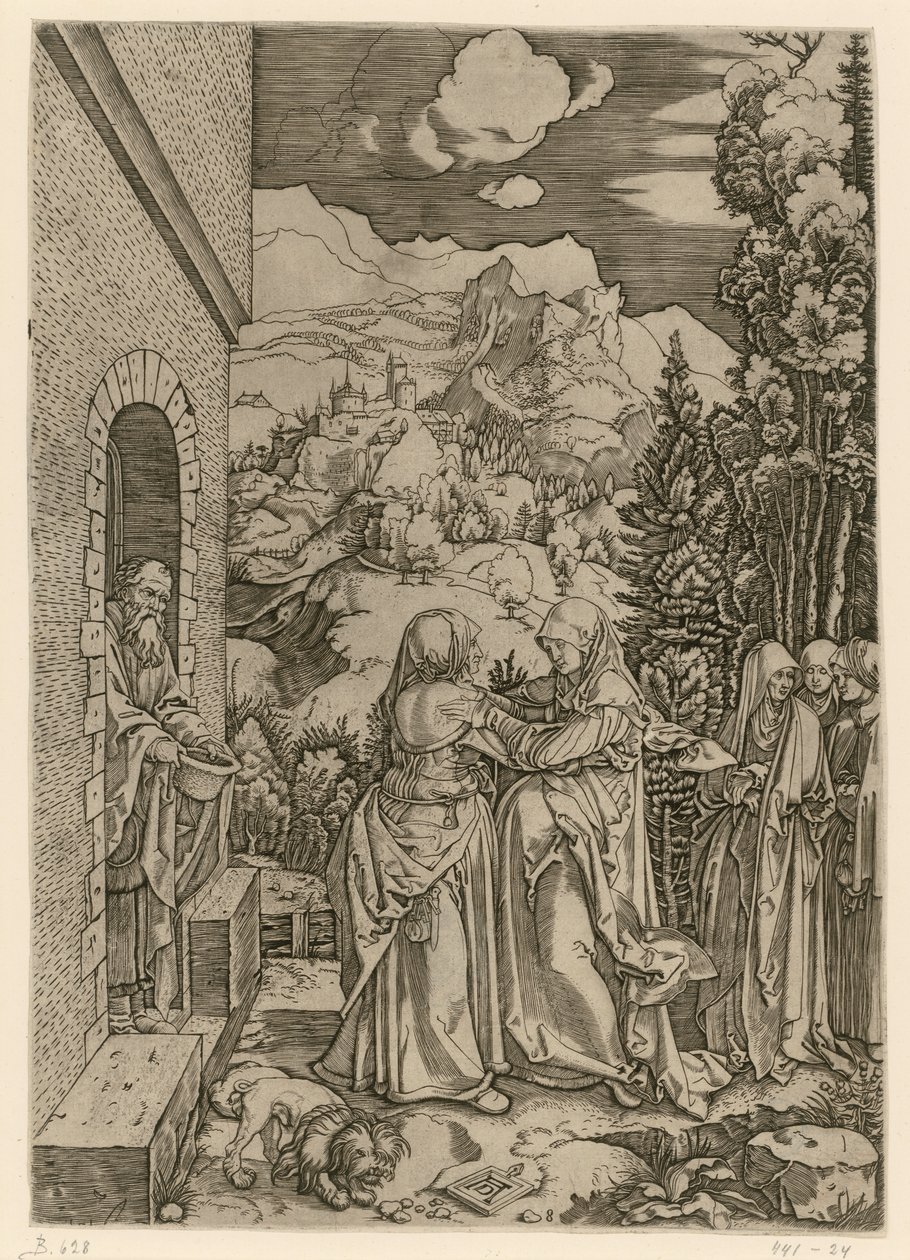 La Visitation (Vie de Marie) - Albrecht Dürer