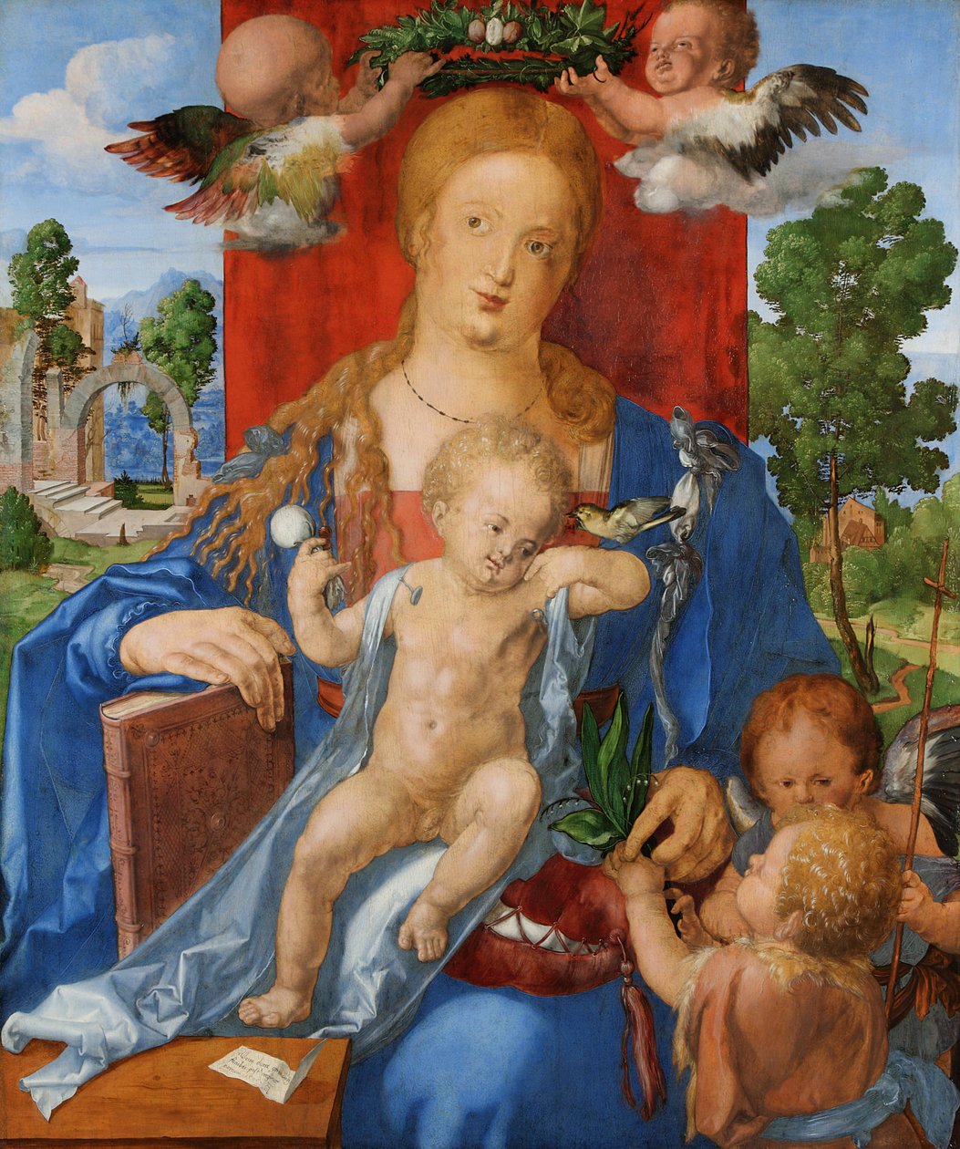 La Madone au tarin - Albrecht Dürer