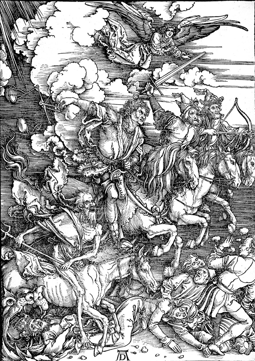Die Offenbarung des Johannes: 4. Die vier apokalyptischen Reiter - Albrecht Dürer