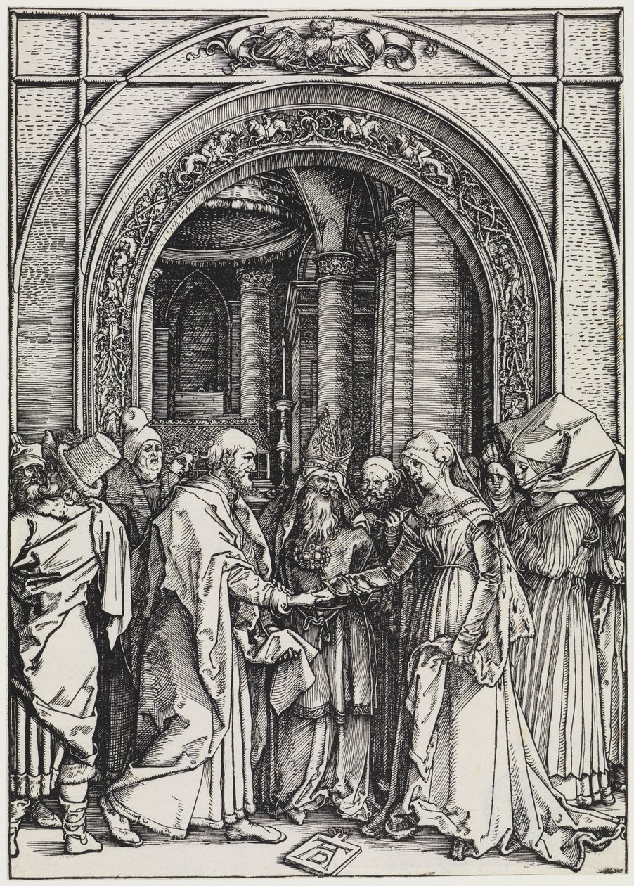 Les Fiançailles de la Vierge Marie - Albrecht Dürer