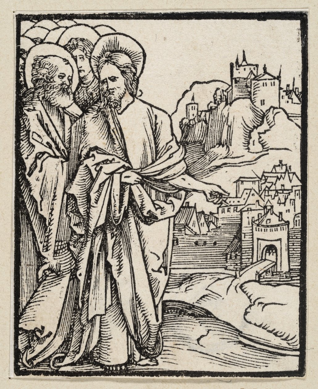 La prophétie sur la destruction de Jérusalem (extrait de : Postilla, 43 gravures sur bois) - Albrecht Dürer