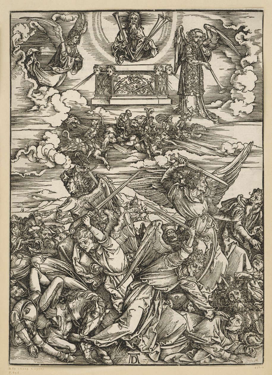 Les quatre anges de la vengeance (Apocalypse) - Albrecht Dürer